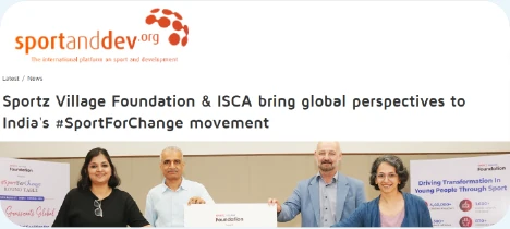 sportanddev: Sportz Village Foundation & ISCA bring global perspectives to India's #SportForChange movement